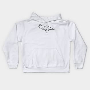 Origami T-Rex Kids Hoodie